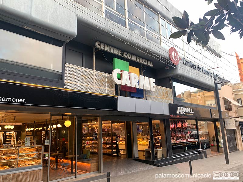 Les galeries Carme, al carrer de Dídac Garrell, aquest matí.