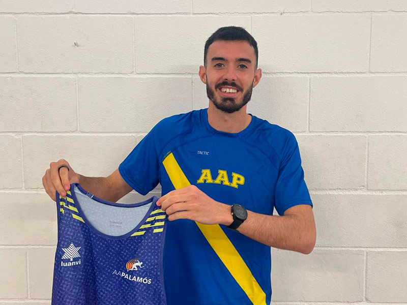 Santi Catrofe, atleta de l'Associació Atlètica Palamós. (Foto: AA Palamós).