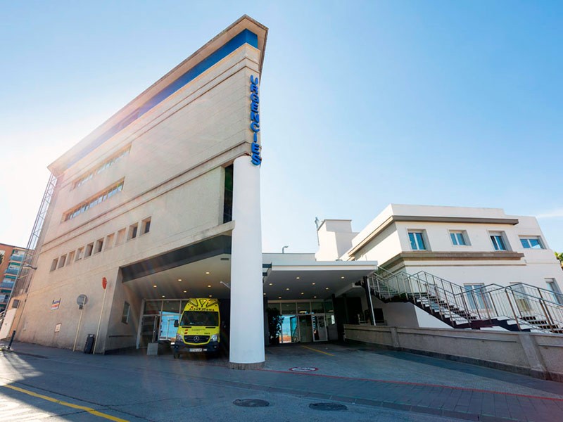 L'entrada al servei d'Urgències de l'hospital de Palamós. (Foto: SSIBE).