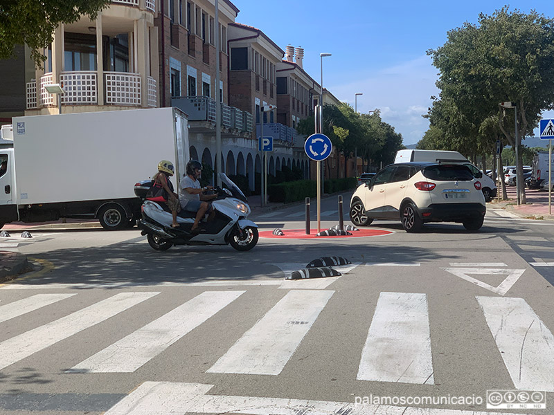 La rotonda de Rentadors amb Enric Vincke, en una imatge d'arxiu.