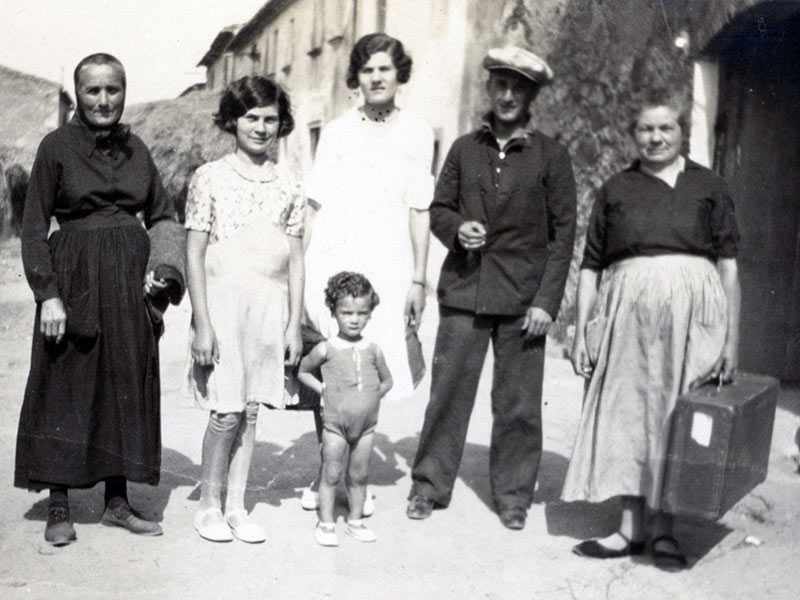 Joaquim Sàbat i la seva cosina Anna Castellví van cedir al Museu de la Pesca un conjunt de fotografies familiars. (Foto: família Castellví Gispert).
