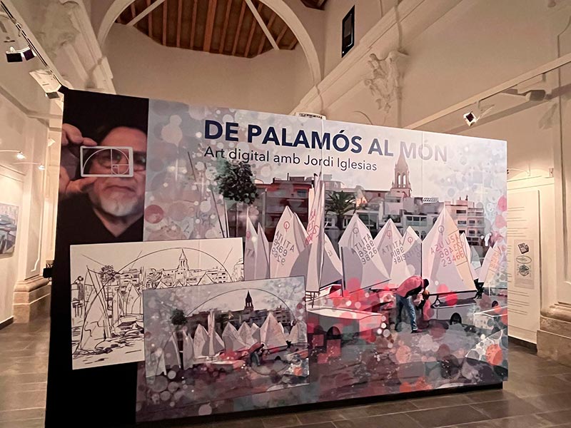 L'exposició es podrà veure des de demà i fins al 22 de febrer. (Foto: Ajuntament de Palamós).