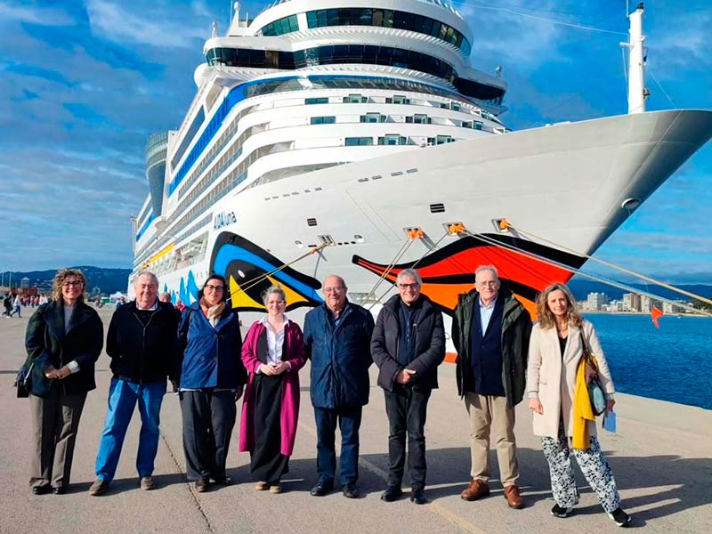 Palamós va cloure aquest dissabte la temporada de creuers 2025. (Foto: Ports de la Generalitat).