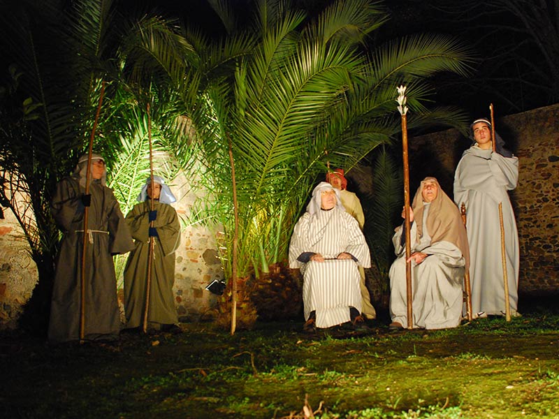 Imatge d'arxiu del Pessebre Vivent de Calonge. (Foto: Ajuntament de Calonge i Sant Antoni).