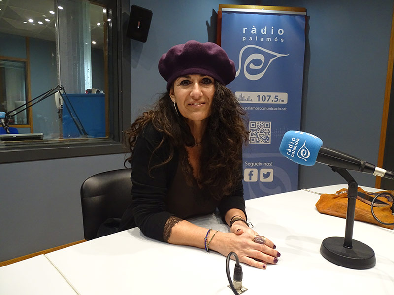 Berta Pahissa, ahir als nostres estudis on ens va explicar el projecte, 