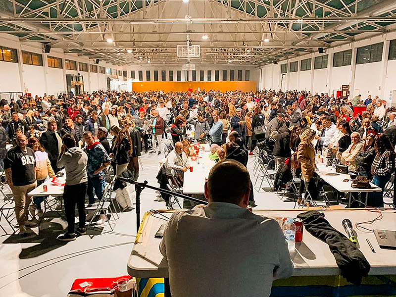 Imatge d'arxiu de la Quina del Palamós Club de Futbol. (Foto: Palamós CF).