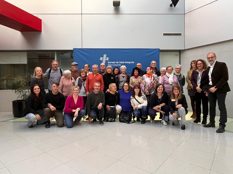Acte de reconeixement als voluntaris de l'hospital de Palamós, el passat mes de desembre. (Foto: SSIBE).