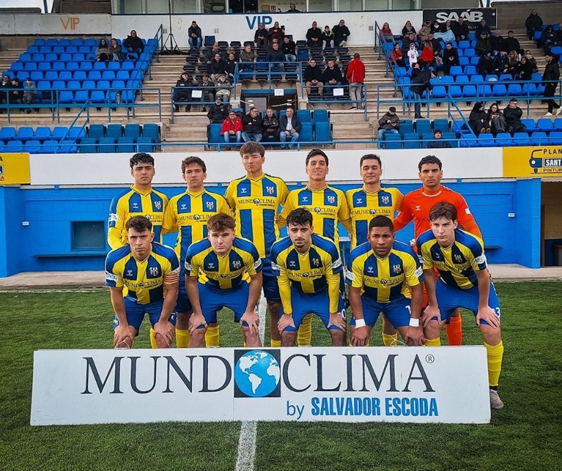 Darrer onze inicial de la primera volta del Palamós en el partit disputat avui davant l'Argentona. (Foto: Palamós CF).
