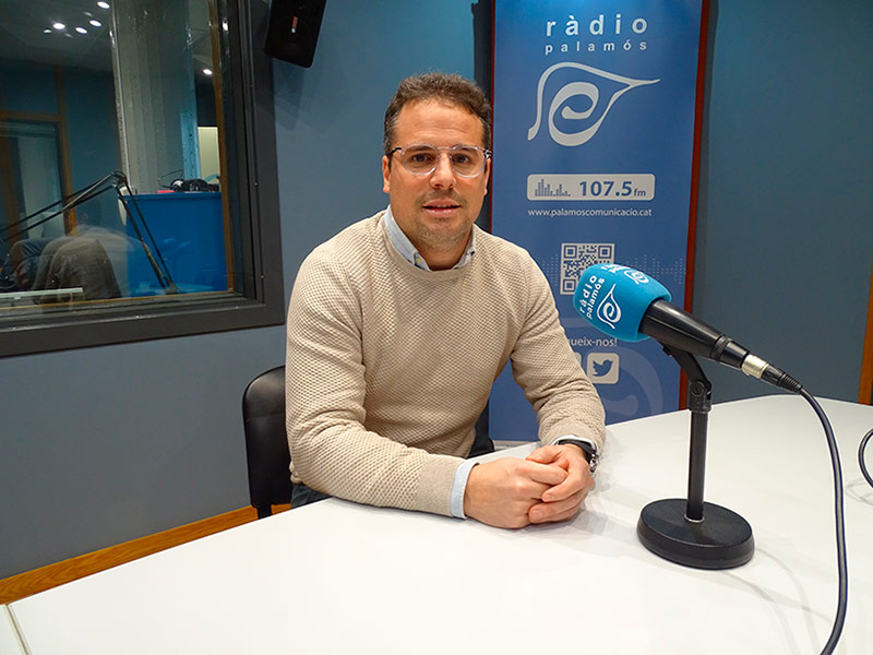 Eduard Riera (ERC), regidor de de Serveis Econòmics de l'Ajuntament de Palamós.