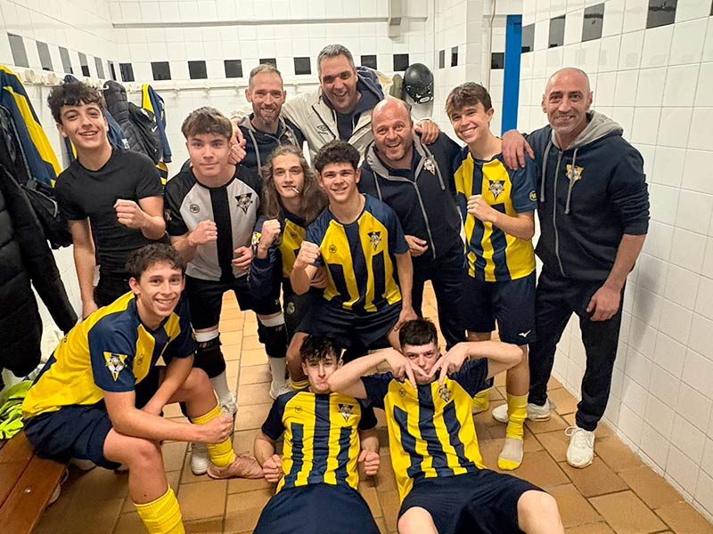 L'equip juvenil del Club Futbol Sala Palamós. (Foto: Club Futbol Sala Palamós).