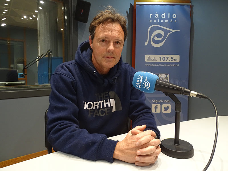 L'entrenador del Club Esportiu Palamós, Joan Carles Mora.
