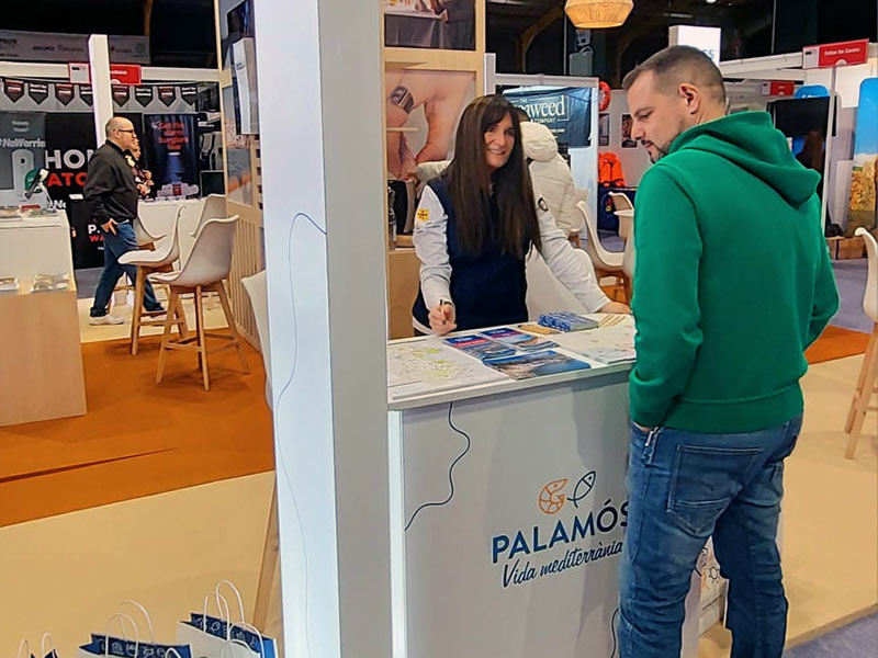 Palamós està present a la fira Holiday World Show de Dublin. (Foto: Ajuntament de Palamós).