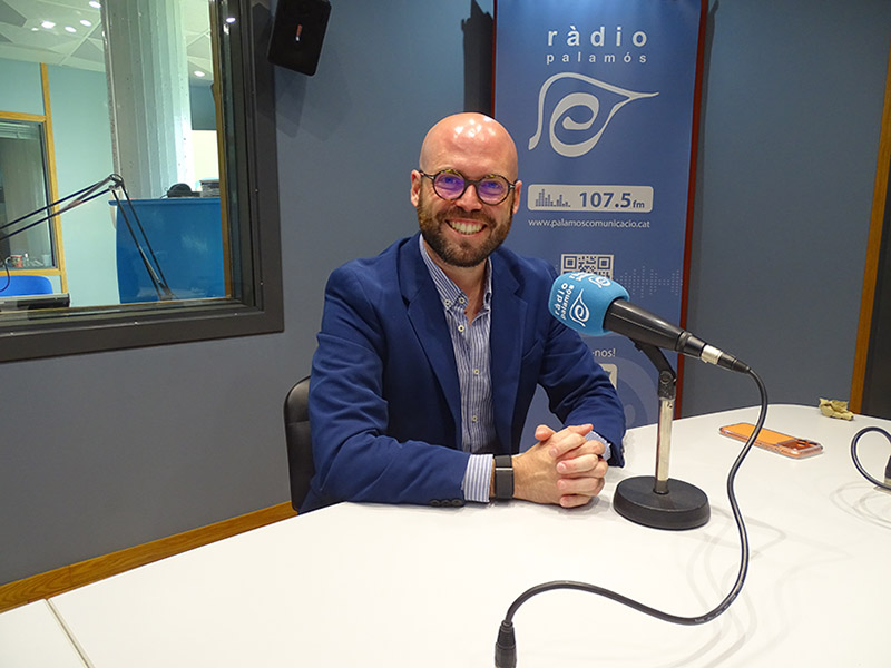 El regidor de Junts x Catalunya Palamós i Sant Joan, Raimon Trujillo.