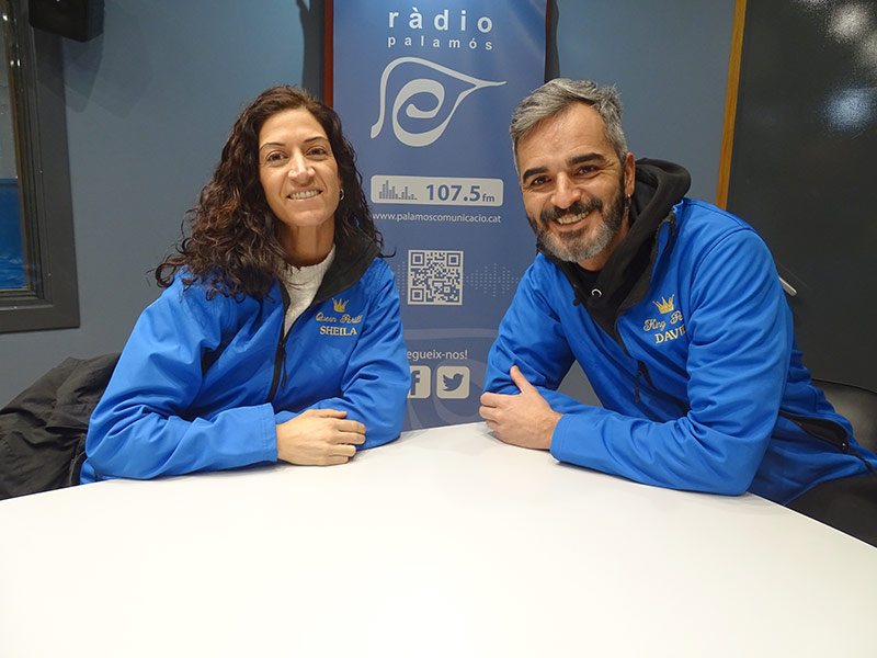 La Sheila Urbano i en David Trujillos de la Colla Quin Perill, els reis del Carnaval de Palamós 2026.