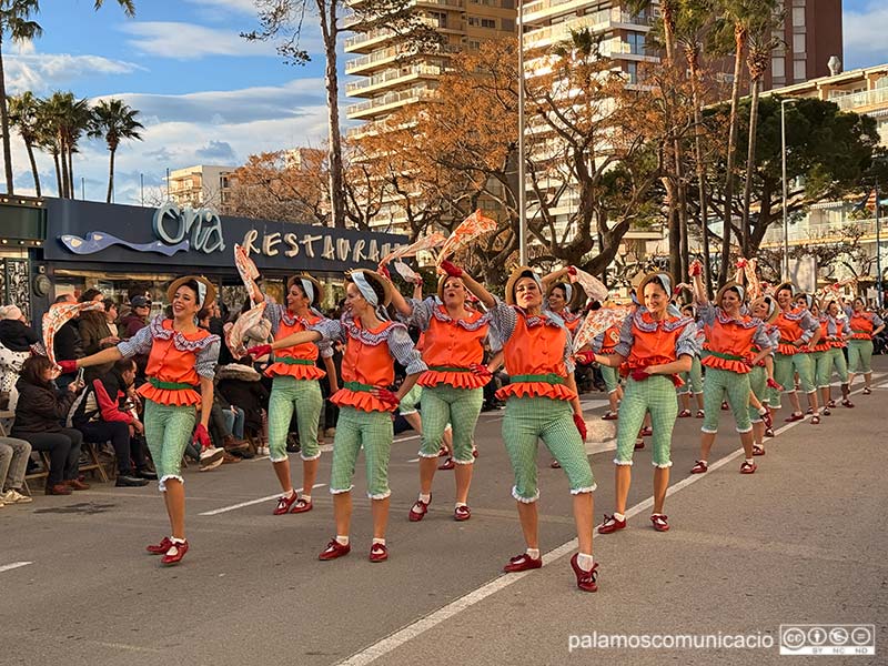 Les Nimfes, guanyadores del primer premi de coreografia.