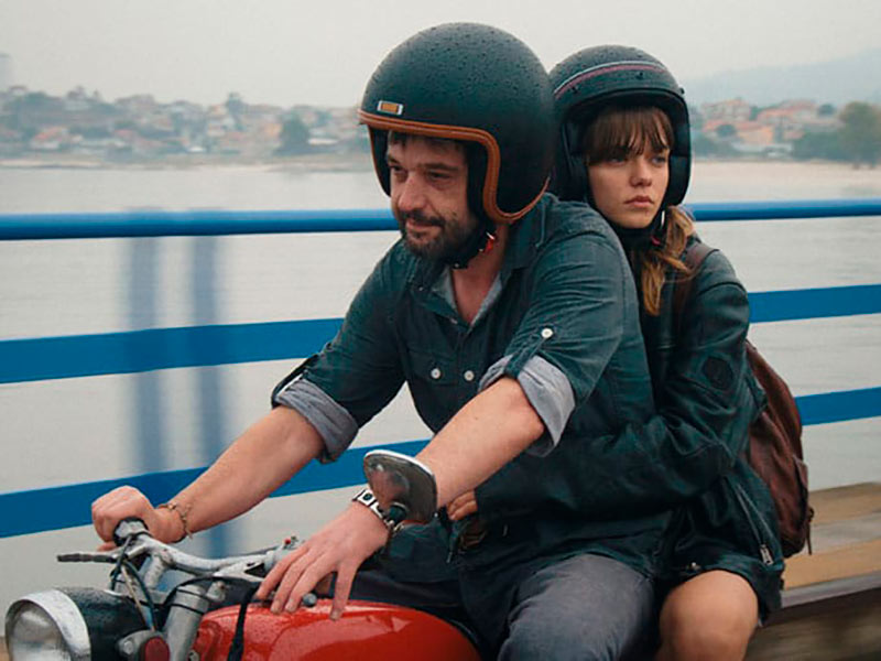 Alberto Gracia i Llúcia Garcia, dos dels protagonistes de 'Romeria' de Carla Simón. (Foto: Cicle Gaudí de Cinema en Català).