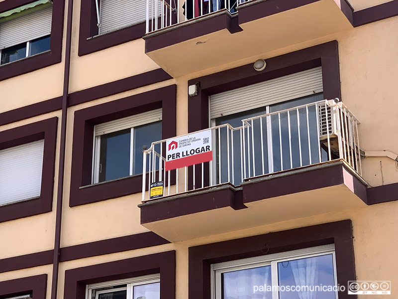 Un pis de lloguer a Palamós, en una imatge d'arxiu.