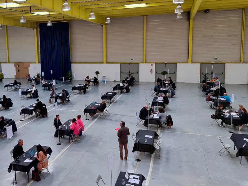 Imatge d’una edició anterior de l’Speed Dating. (Foto: Ajuntament de Calonge i Sant Antoni).