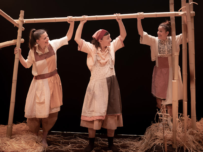 'Nallar' d'Inspira Teatre es pot veure aquest diumenge a la Sala Petita de La Gorga. (Foto: La Gorga).