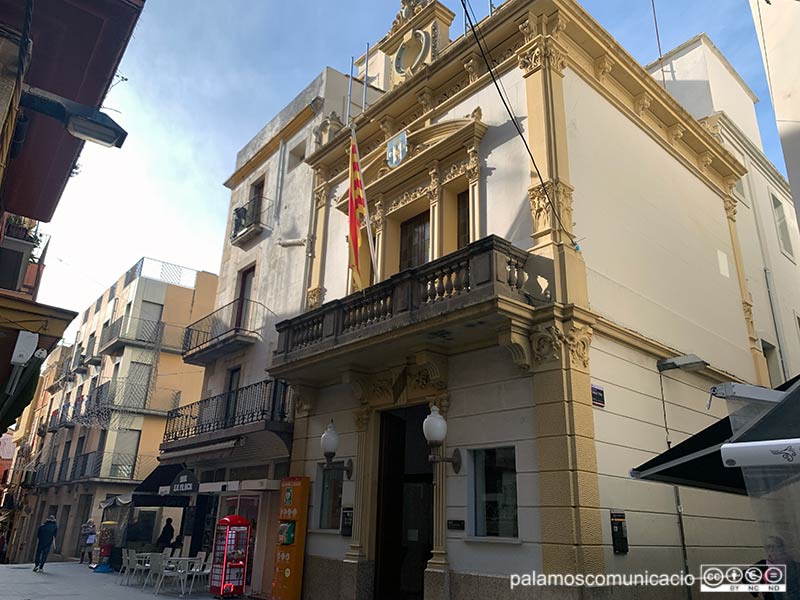 Avui hi ha Ple a l'Ajuntament de Palamós.