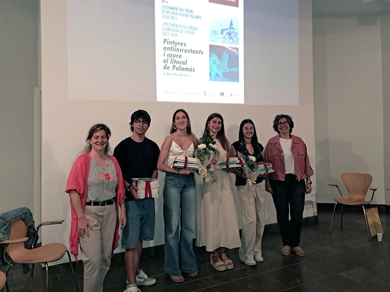 Imatge d'arxiu de l’acte de lliurament del Premi de Recerca Vila de Palamós 2024-2025. (Foto: Ajuntament de Palamós).