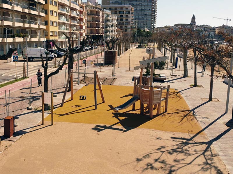 S'han acabat les obres de la primera fase de reforma del passeig. (Foto: Ajuntament de Palamós). (Foto: Ajuntament de Palamós).