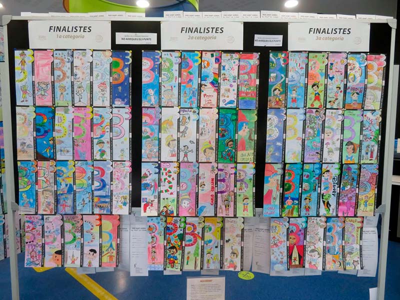 Avui es fa a La Gorga el lliurament de premis del Concurs de punts de llibre. (Foto: Biblioteca Lluís Barceló i Bou).