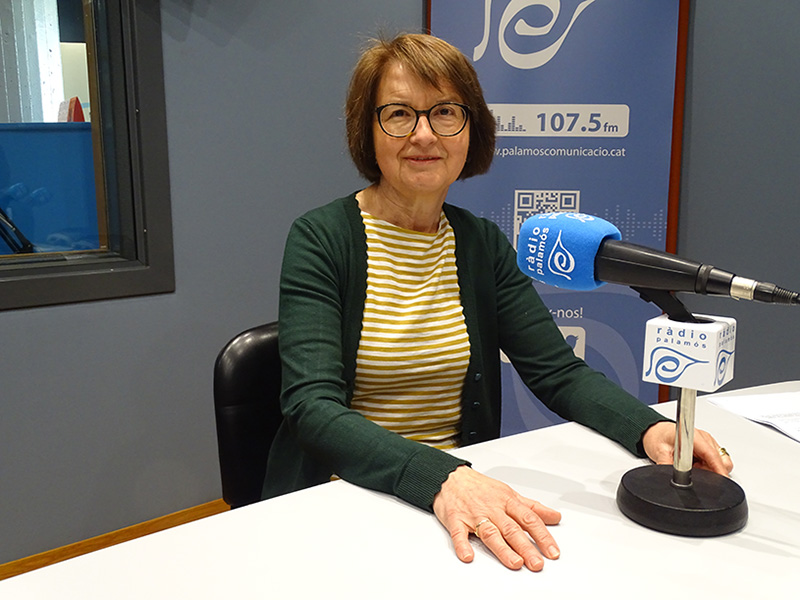 Fina Camós és la Síndica de Greuges de Palamós.
