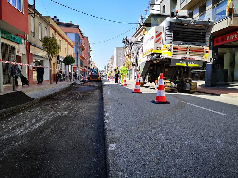 Palamós destina enguany un pressupost de 900.000 € a l’asfaltatge de carrers. (Foto: Ajuntament de Palamós).
