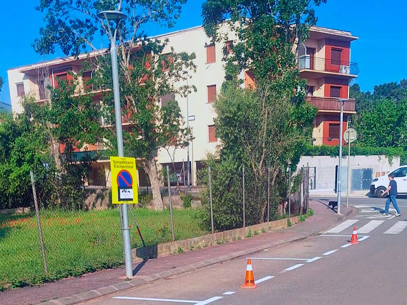 Segons Junts per Catalunya, veïns de la Fosca volen que la zona tingui aparcament tarifat. (Foto; Junts per Catalunya).