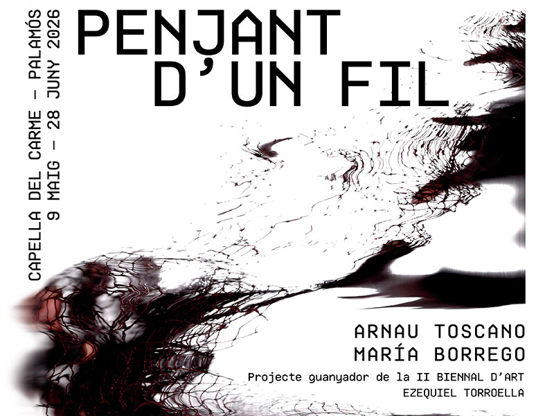 L'exposició 'Penjant d'un fil' es podrà veure des de demà dissabte i fins al 28 de juny. (Foto: Ajuntament de Palamós).