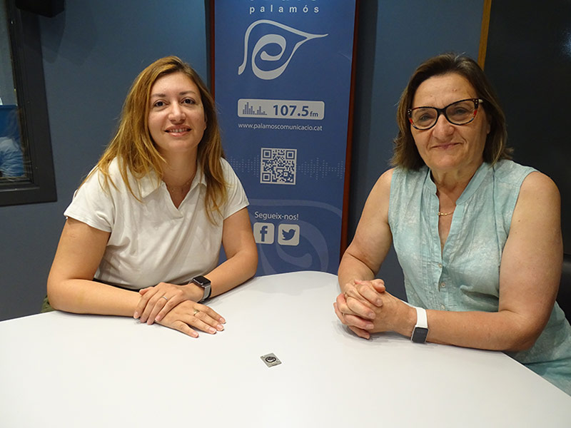 Fernanda Oliveira i Lali Murillo, psicòloga i coordinadora de l'ACAF Baix Empordà.