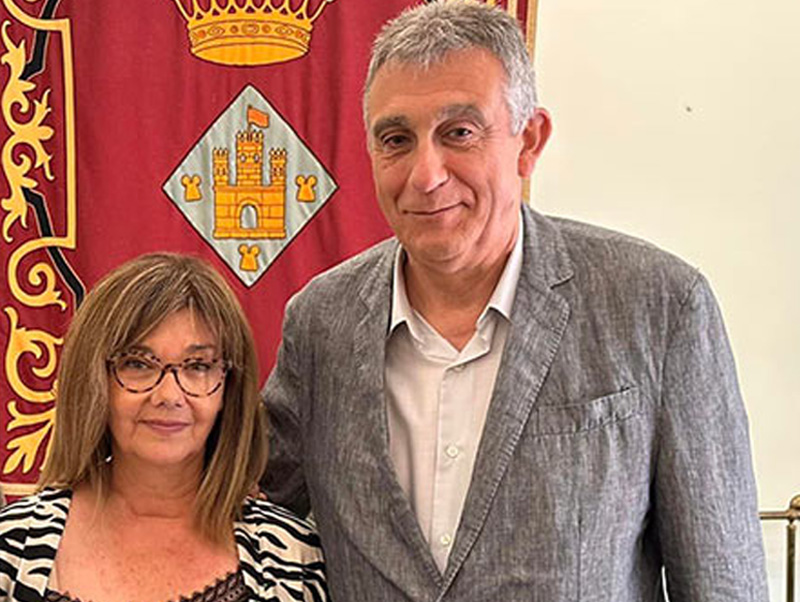 Blanca Suquet i Josep Santamaria, regidors del grup municipal de Junts per Catalunya.