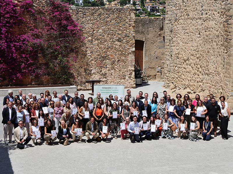 86 empreses reben la certificació Biosphere de sostenibilitat de les cambres de comerç de Palamós i Girona. (Foto: Cambra Palamós).
