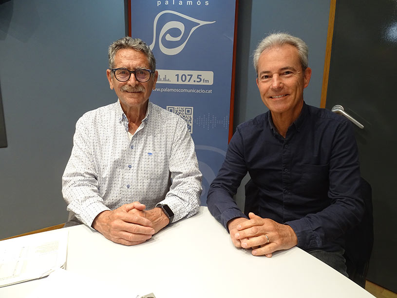 Els Jutges de Pau de Palamós Enric Marsal i Francesc Leiva.