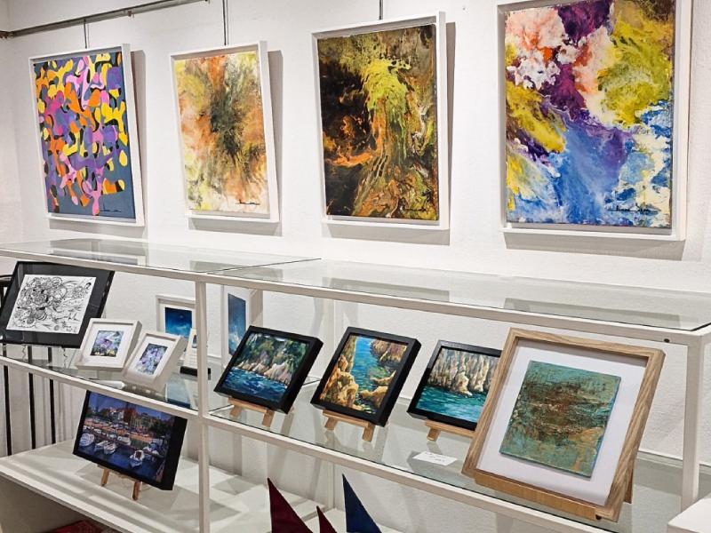 Imatge d'arxiu d'una exposició a la Galeria Monalisi Tot Art. (Foto: Monalisi Tot Art).