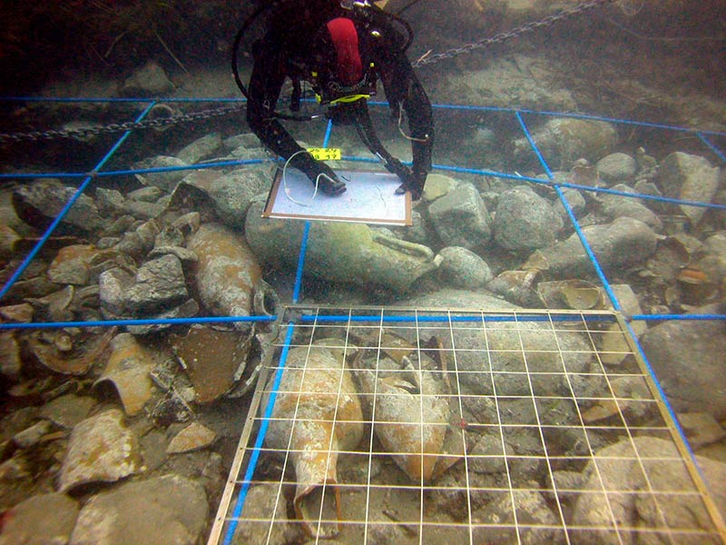 El jaciment arqueològic Illes Formigues II. (Foto: Museu d'Arqueologia de Catalunya).