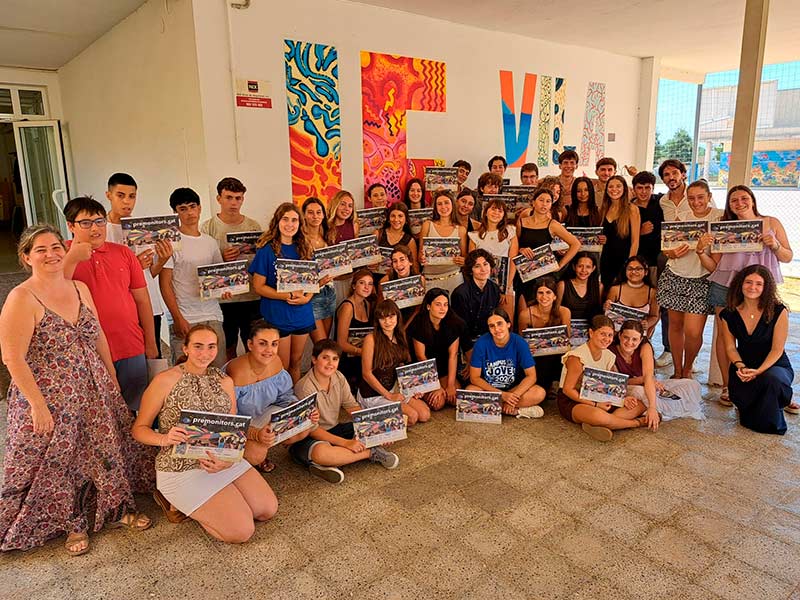 Els participants al Campus en l’acte de cloenda de divendres passat. (Foto: Ajuntament de Palamós).
