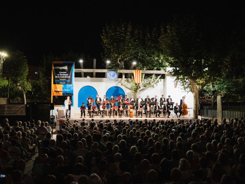 Imatge d'arxiu del Concert de Sardanes de la Costa Brava-Memorial Ricard Viladesau. (Foto: Ajuntament de Palamós).