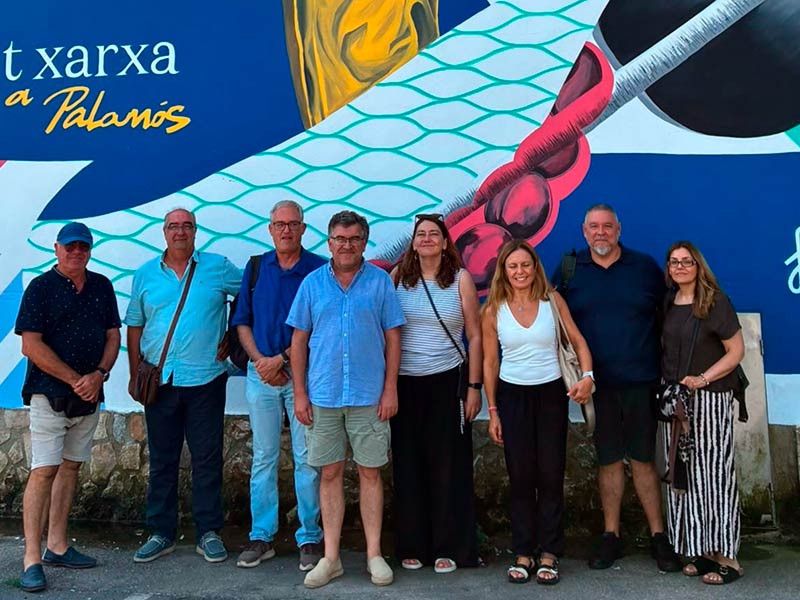 Una delegació de l'OPMallorcaMAr ha visitat Palamós per conèixer el model de gestió de l’OPP-91. (Foto: La Rita Comunicació). 