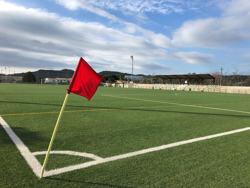 Camp municipal de futbol de Calonge, en una imatge d'arxiu. (Foto: Ajuntament de Calonge i Sant Antoni).