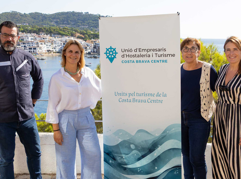 Presentació de la campanya 'Xefs amb cor, plats amb causa'. (Foto: Ràdio Palafrugell).
