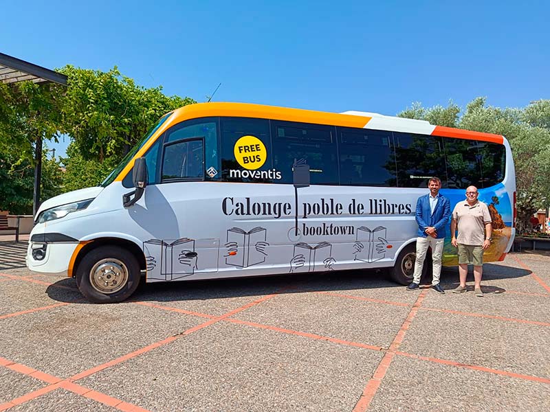Christian Busquets, gerent de Moventis Sarfa, i Albert Ros, regidor de Turisme i Mobilitat de l’Ajuntament de Calonge i Sant Antoni.