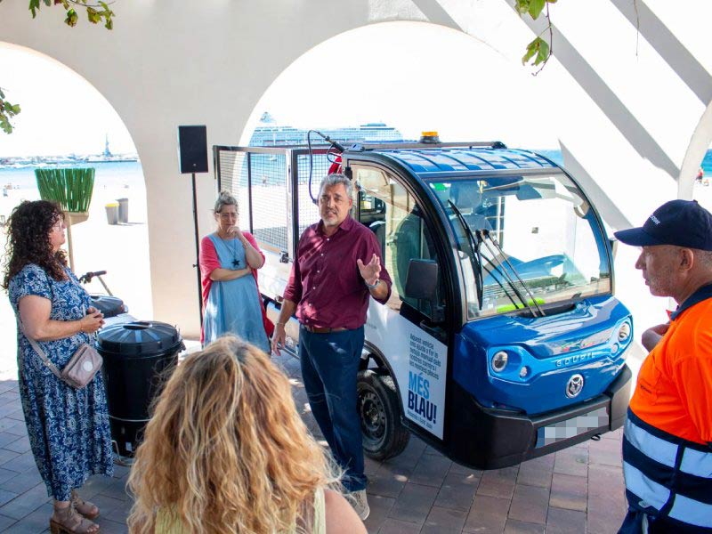 Imatge d'arxiu de la presentació de la campanya 'Palamós Més Blau'. (Foto: Ajuntament de Palamós).