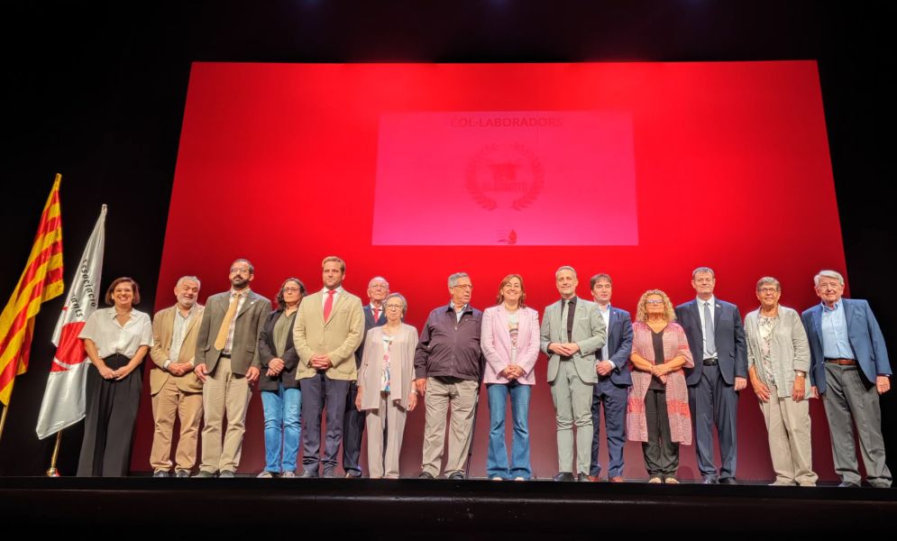 Acte de celebració dels 50 anys de l'Associació de Donants de Sang de Girona. (Foto: Associació de Donants de Sang de Girona).