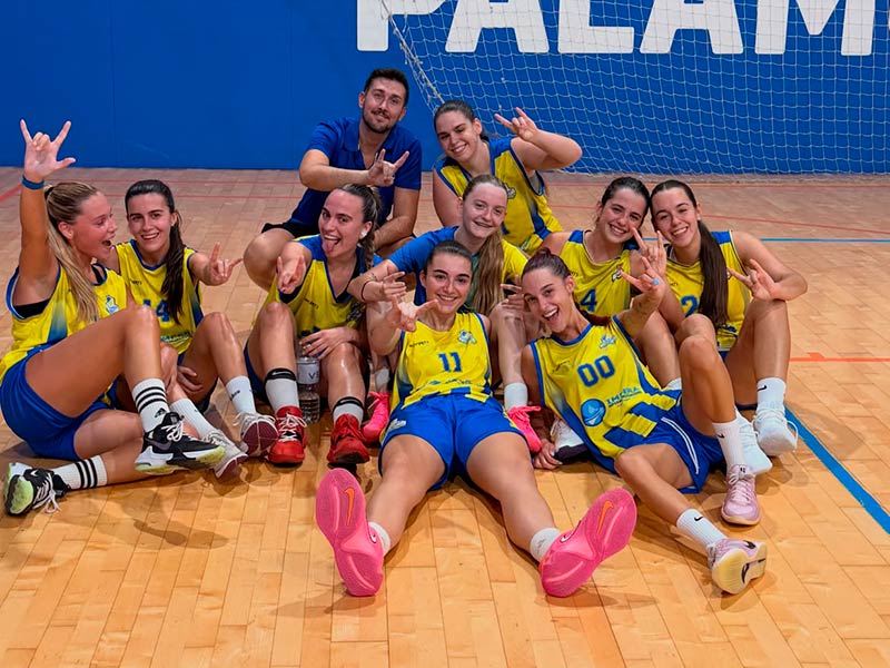 El sènior femení va guanyar de 18 punts al CB Sant Gregori. (Foto: CE Palamós).