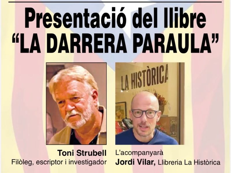 La presentació es fa a partir de les 7 del vespre als Jardins de l'1 d'Octubre. (Foto: ANC Badia de Palamós).