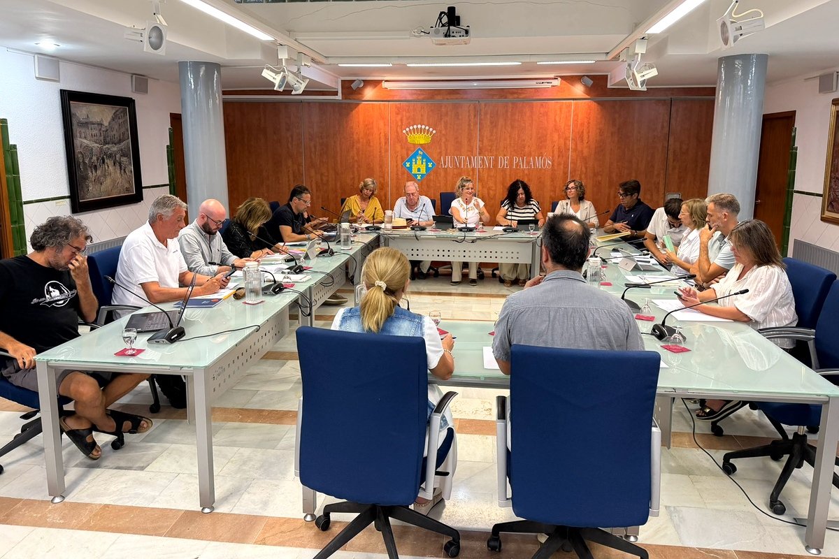 Imatge del Ple de l'Ajuntament de Palamós i Sant Joan del passat mes de setembre. (Foto: Ajuntament de Palamós i Sant Joan).