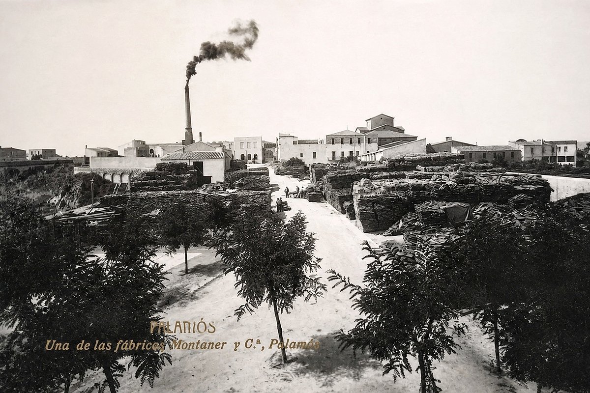 Una de les fàbriques Montaner de Palamós. (Foto: Servei d'Arxiu Municipal de Palamós i Sant Joan).