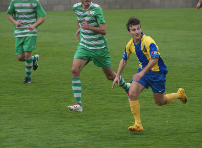 El juvenil David Torres va marcar un gol (Foto: Olga Grassot)
